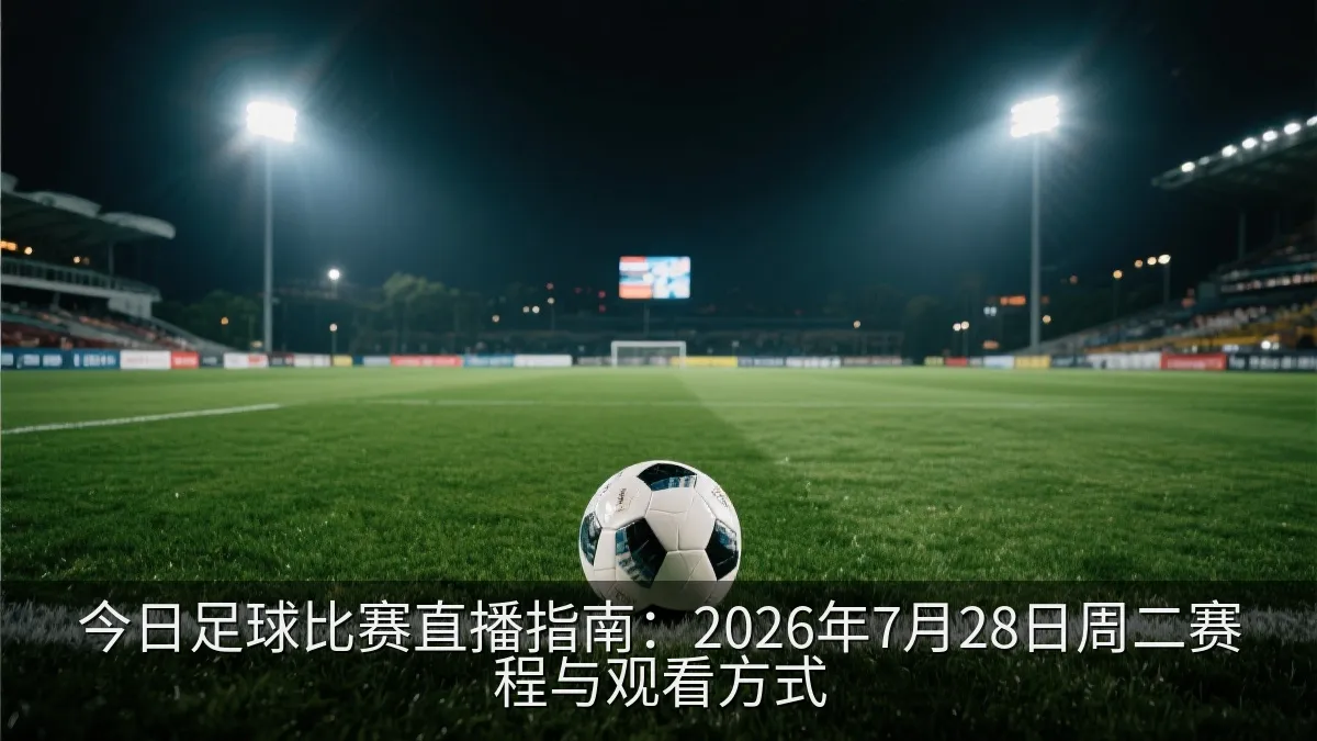 今日足球比赛直播指南：2026年7月28日周二赛程与观看方式