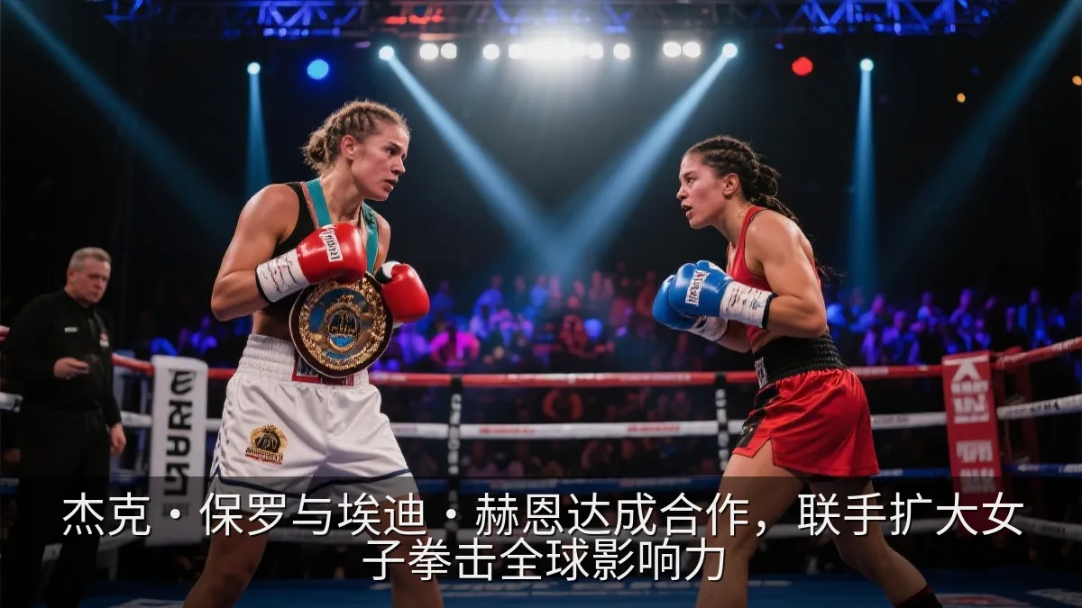 杰克·保罗与埃迪·赫恩达成合作，联手扩大女子拳击全球影响力